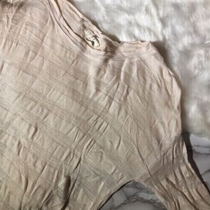 Forever 21 Cream and Mesh striped shirt | 2 for $10 Bundle Item